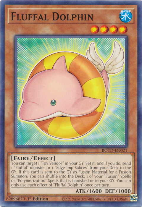Fluffal Dolphin [ROTD-EN021] Common | Jomio and Rueliete's Cards and Comics
