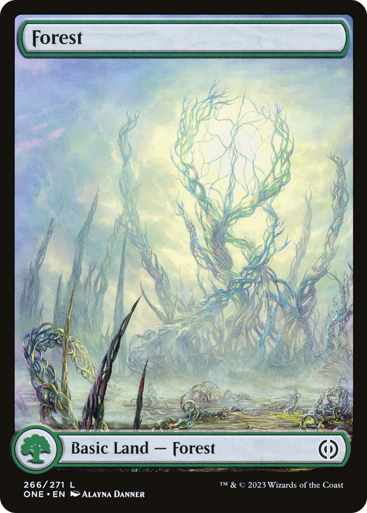 Forest (266) (Full-Art) [Phyrexia: All Will Be One] | Jomio and Rueliete's Cards and Comics