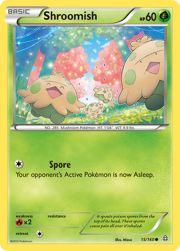 Shroomish (15/160) [XY: Primal Clash] | Jomio and Rueliete's Cards and Comics