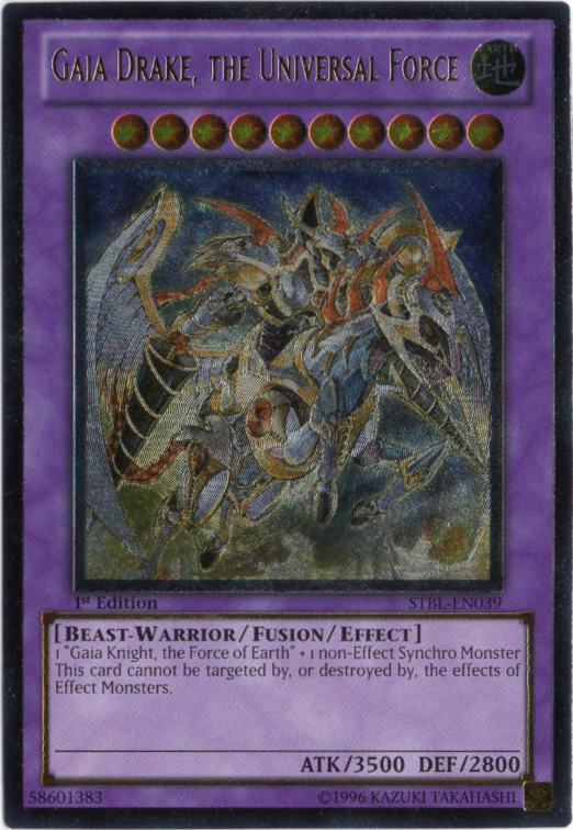 Gaia Drake, the Universal Force [STBL-EN039] Ultimate Rare | Jomio and Rueliete's Cards and Comics