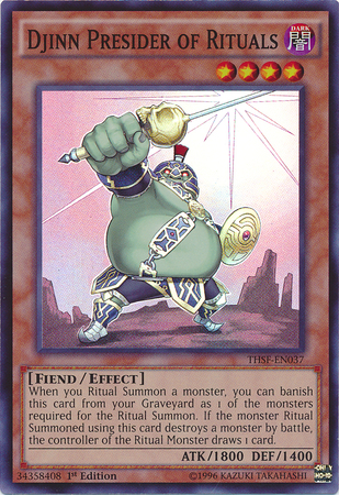 Djinn Presider of Rituals [THSF-EN037] Super Rare | Jomio and Rueliete's Cards and Comics