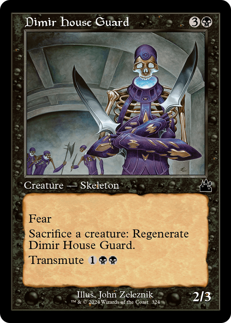 Dimir House Guard (Retro Frame) [Ravnica Remastered] | Jomio and Rueliete's Cards and Comics