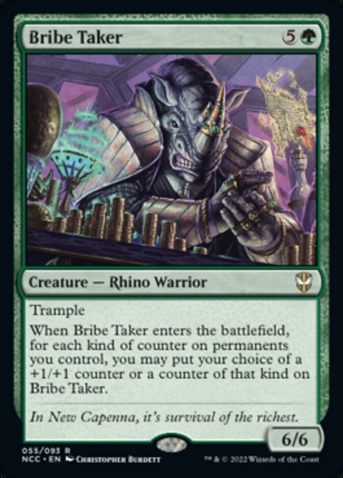 Bribe Taker [Streets of New Capenna Commander] | Jomio and Rueliete's Cards and Comics
