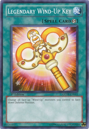 Legendary Wind-Up Key [GENF-EN053] Common | Jomio and Rueliete's Cards and Comics