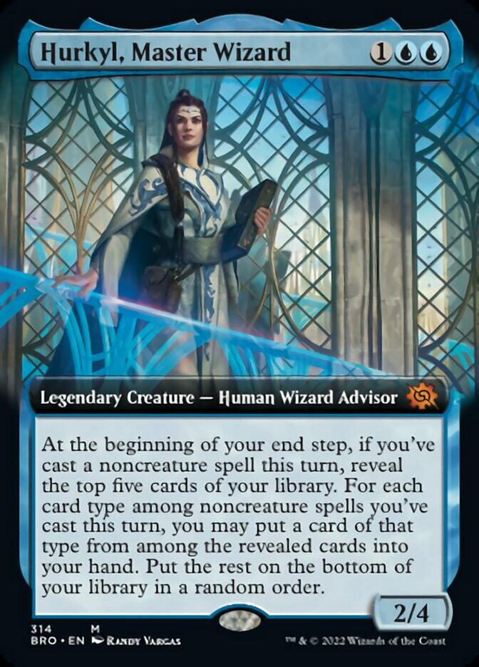 Hurkyl, Master Wizard (Extended Art) [The Brothers' War] | Jomio and Rueliete's Cards and Comics