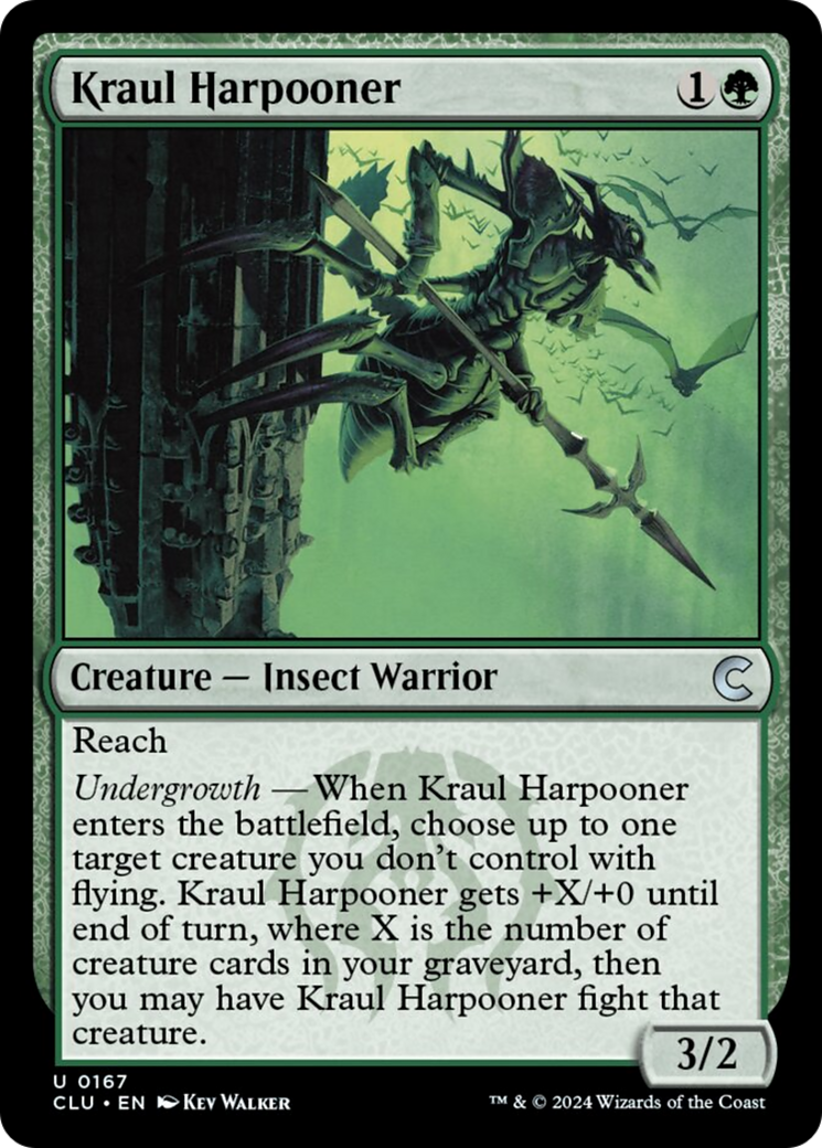 Kraul Harpooner [Ravnica: Clue Edition] | Jomio and Rueliete's Cards and Comics