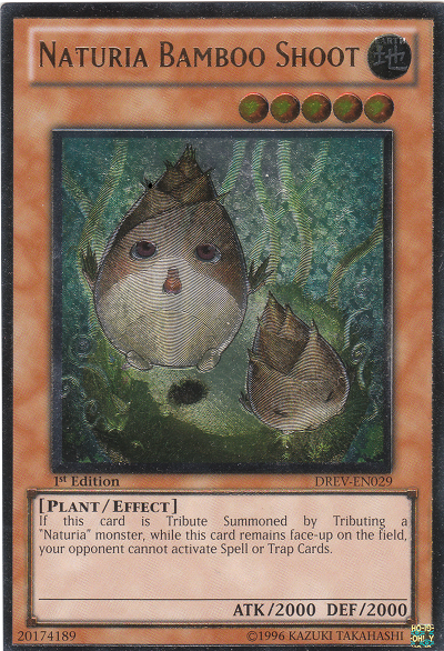 Naturia Bamboo Shoot (UTR) [DREV-EN029] Ultimate Rare | Jomio and Rueliete's Cards and Comics