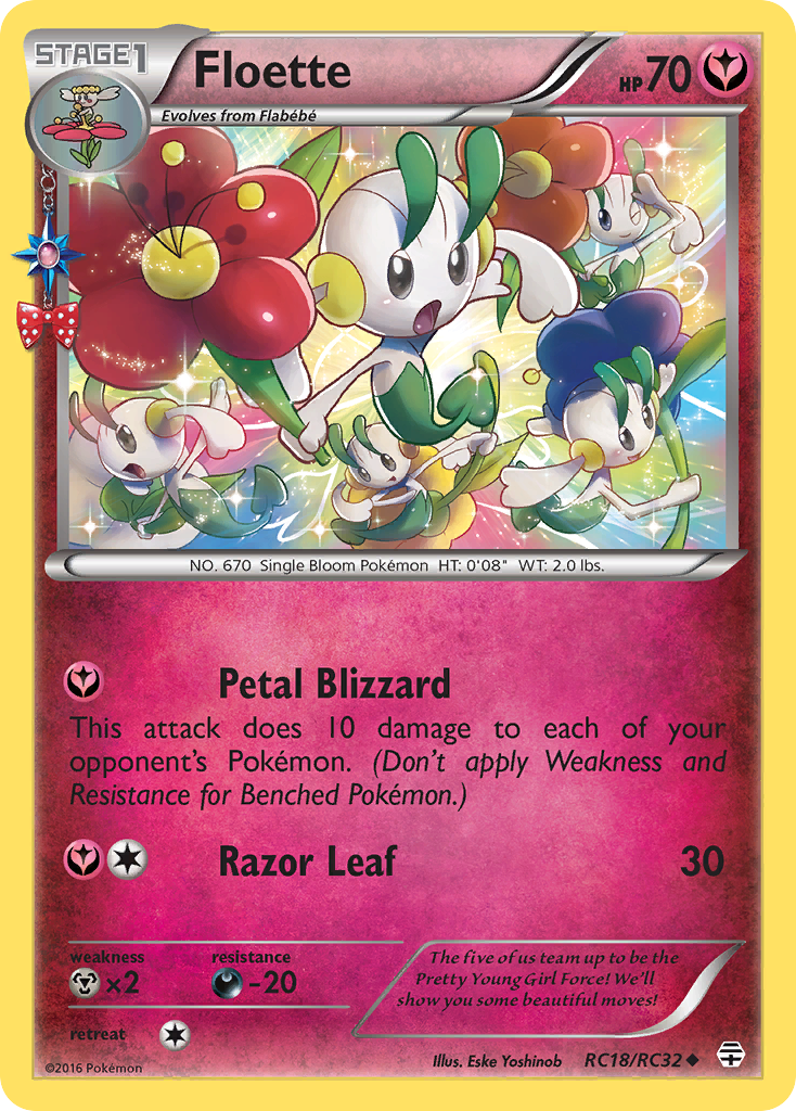 Floette (RC18/RC32) [XY: Generations] | Jomio and Rueliete's Cards and Comics