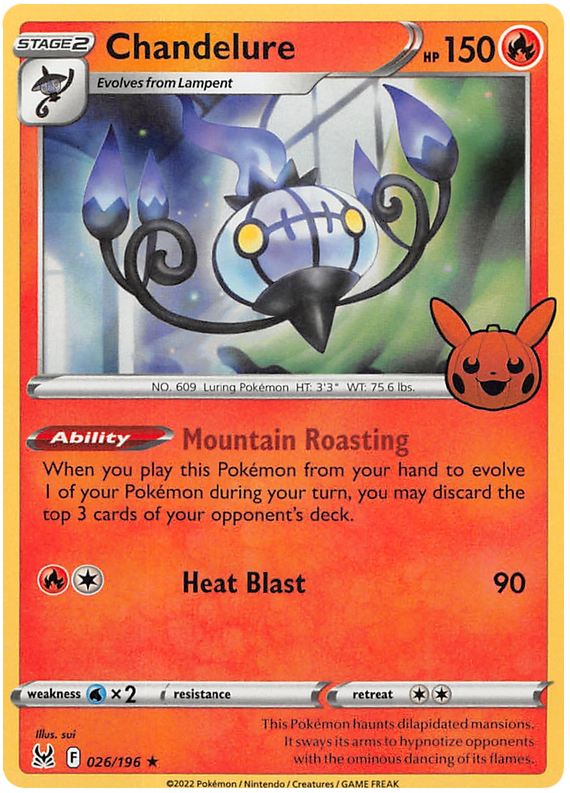 Chandelure (026/196) [Trick or Trade 2023] | Jomio and Rueliete's Cards and Comics