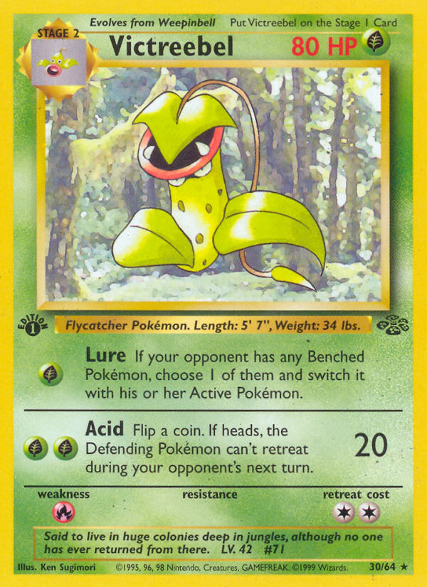 Victreebel (30/64) [Jungle 1st Edition] | Jomio and Rueliete's Cards and Comics