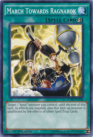 March Towards Ragnarok [LC5D-EN194] Common | Jomio and Rueliete's Cards and Comics