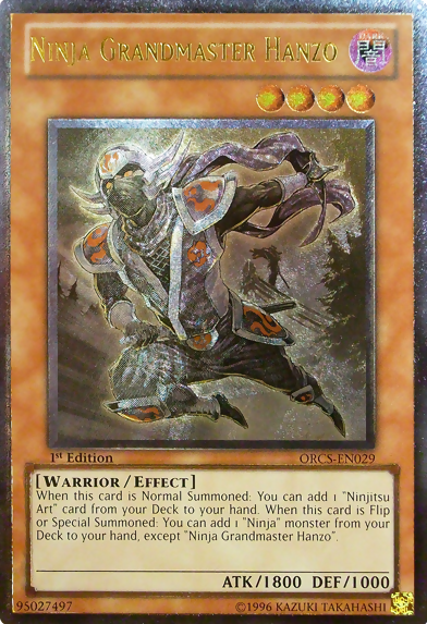 Ninja Grandmaster Hanzo (UTR) [ORCS-EN029] Ultimate Rare | Jomio and Rueliete's Cards and Comics