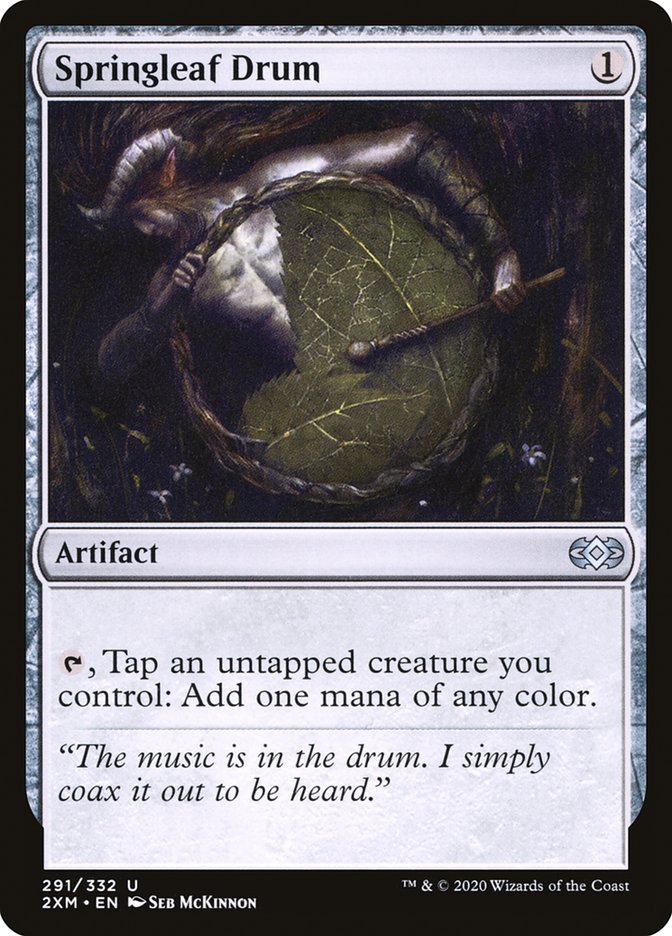 Springleaf Drum [Double Masters] | Jomio and Rueliete's Cards and Comics