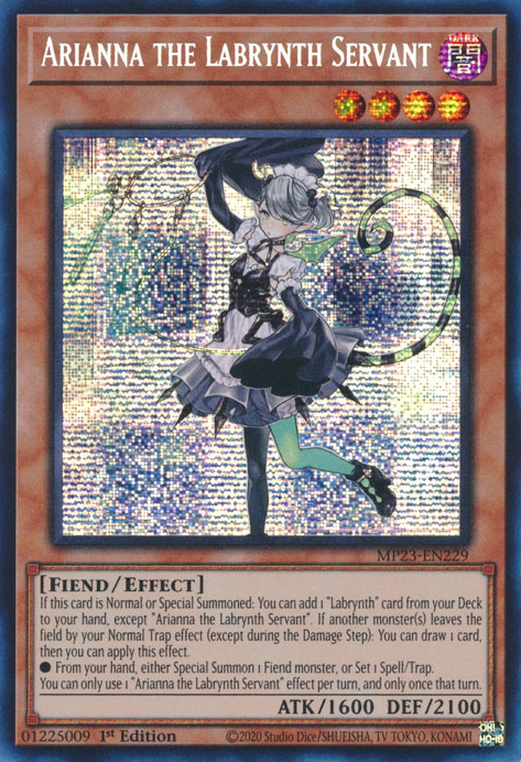 Arianna the Labrynth Servant [MP23-EN229] Prismatic Secret Rare | Jomio and Rueliete's Cards and Comics