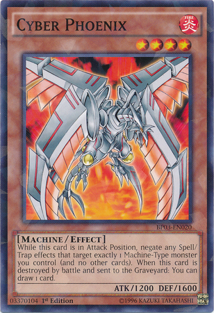 Cyber Phoenix (Shatterfoil) [BP03-EN020] Common | Jomio and Rueliete's Cards and Comics