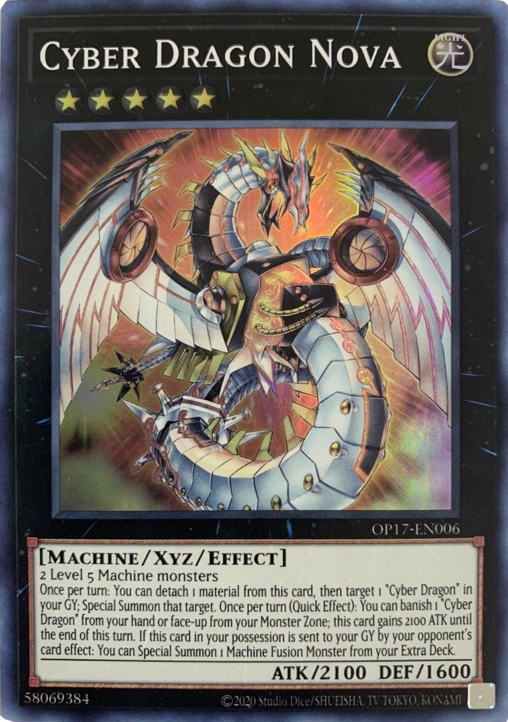 Cyber Dragon Nova [OP17-EN006] Super Rare | Jomio and Rueliete's Cards and Comics
