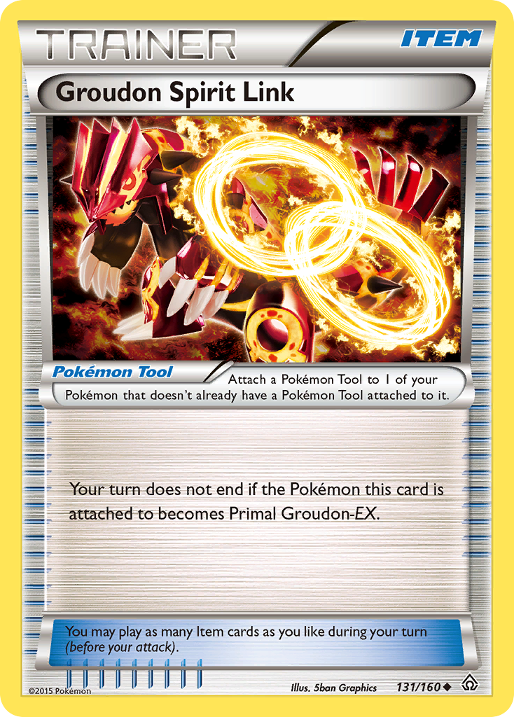 Groudon Spirit Link (131/160) [XY: Primal Clash] | Jomio and Rueliete's Cards and Comics