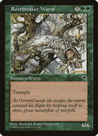 Rootbreaker Wurm [Tempest] | Jomio and Rueliete's Cards and Comics