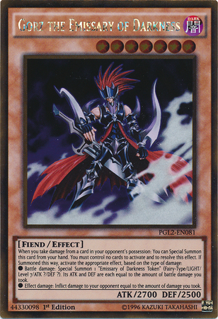 Gorz the Emissary of Darkness [PGL2-EN081] Gold Rare | Jomio and Rueliete's Cards and Comics