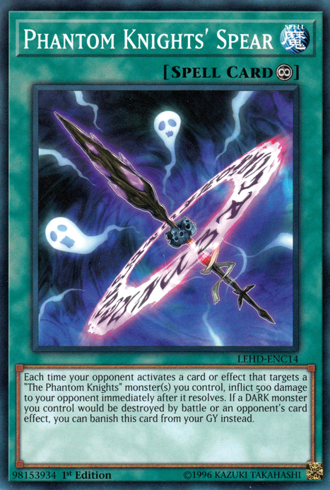 Phantom Knights' Spear [LEHD-ENC14] Common | Jomio and Rueliete's Cards and Comics