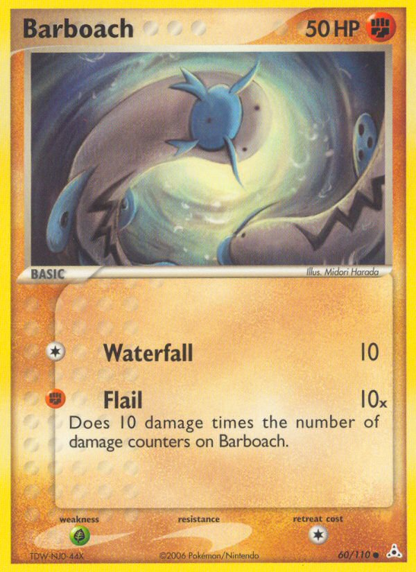 Barboach (60/110) [EX: Holon Phantoms] | Jomio and Rueliete's Cards and Comics