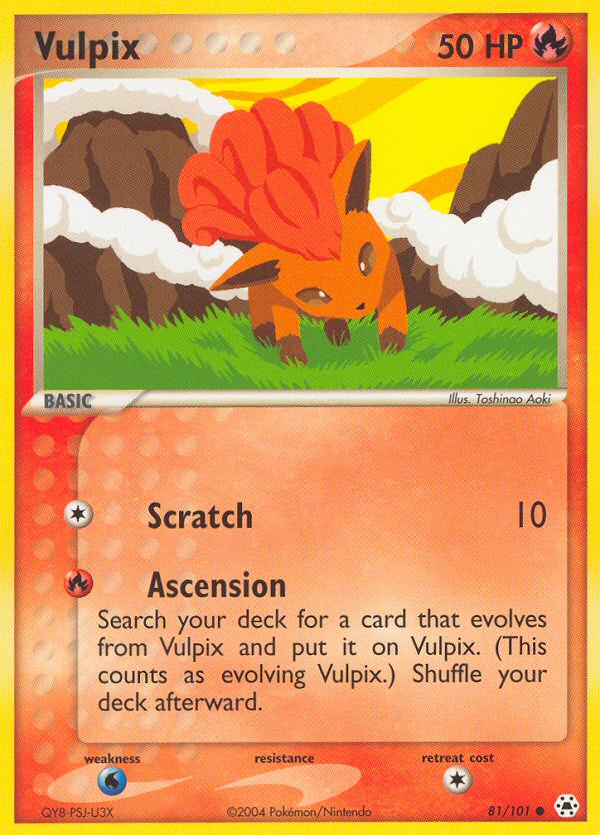 Vulpix (81/101) [EX: Hidden Legends] | Jomio and Rueliete's Cards and Comics