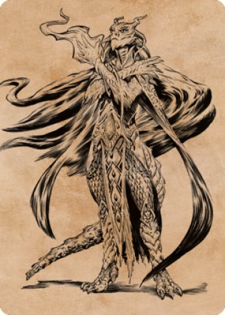 Lozhan, Dragons' Legacy Art Card [Commander Legends: Battle for Baldur's Gate Art Series] | Jomio and Rueliete's Cards and Comics