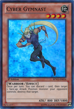 Cyber Gymnast [BPW2-EN016] Super Rare | Jomio and Rueliete's Cards and Comics
