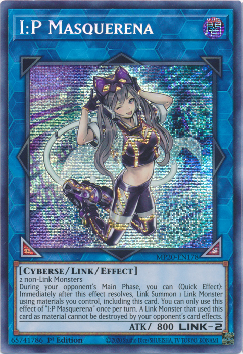 I:P Masquerena [MP20-EN178] Prismatic Secret Rare | Jomio and Rueliete's Cards and Comics