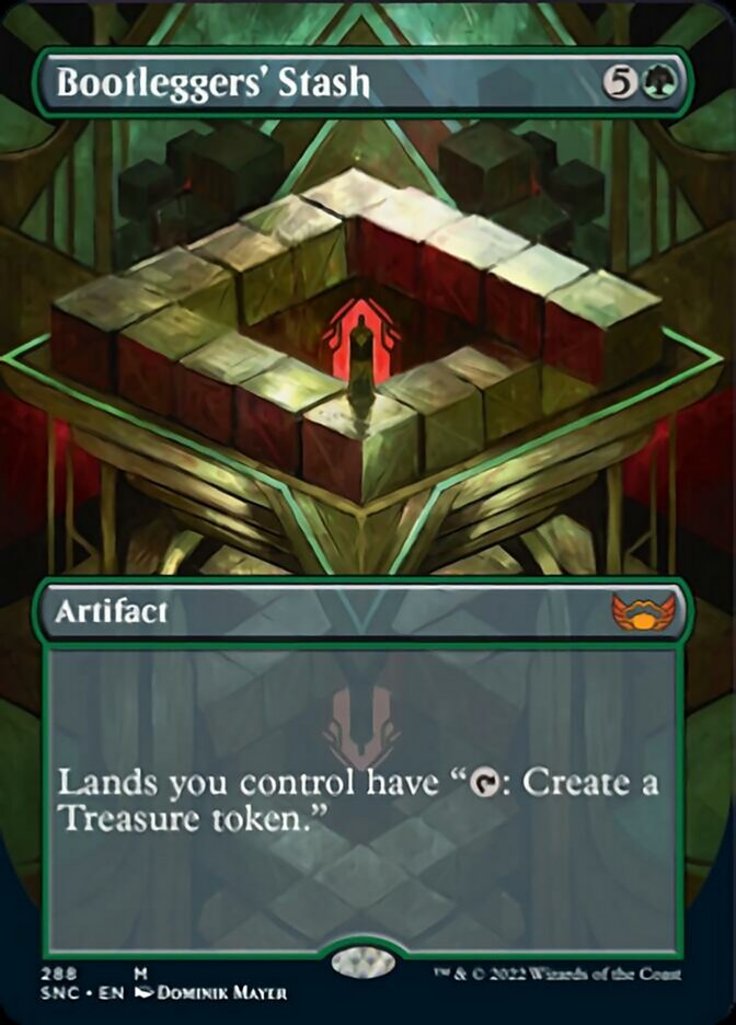 Bootleggers' Stash (Borderless Alternate Art) [Streets of New Capenna] | Jomio and Rueliete's Cards and Comics