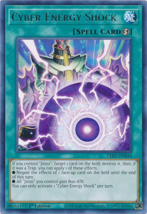 Cyber Energy Shock [LED7-EN034] Rare | Jomio and Rueliete's Cards and Comics