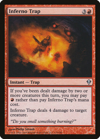 Inferno Trap [Zendikar] | Jomio and Rueliete's Cards and Comics