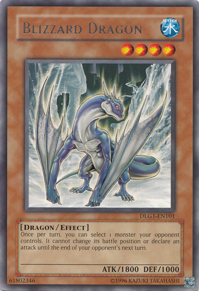 Blizzard Dragon [DLG1-EN101] Rare | Jomio and Rueliete's Cards and Comics
