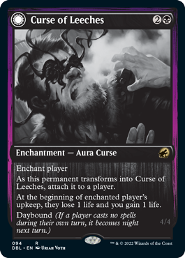 Curse of Leeches // Leeching Lurker [Innistrad: Double Feature] | Jomio and Rueliete's Cards and Comics