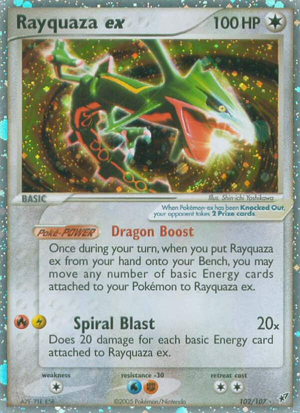 Rayquaza ex (102/107) [EX: Deoxys] | Jomio and Rueliete's Cards and Comics