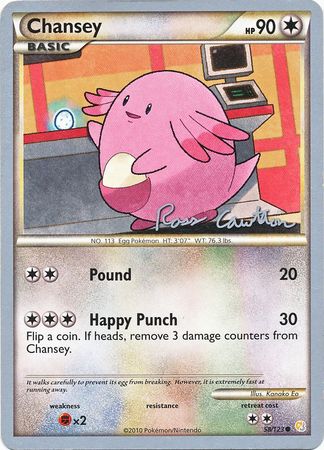 Chansey (58/123) (The Truth - Ross Cawthon) [World Championships 2011] | Jomio and Rueliete's Cards and Comics