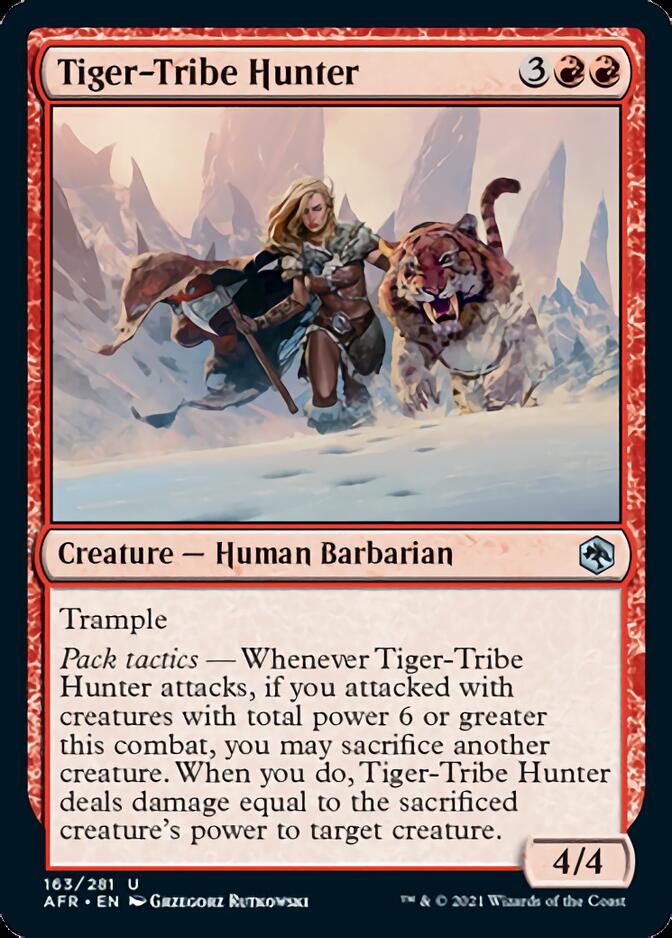 Tiger-Tribe Hunter [Dungeons & Dragons: Adventures in the Forgotten Realms] | Jomio and Rueliete's Cards and Comics