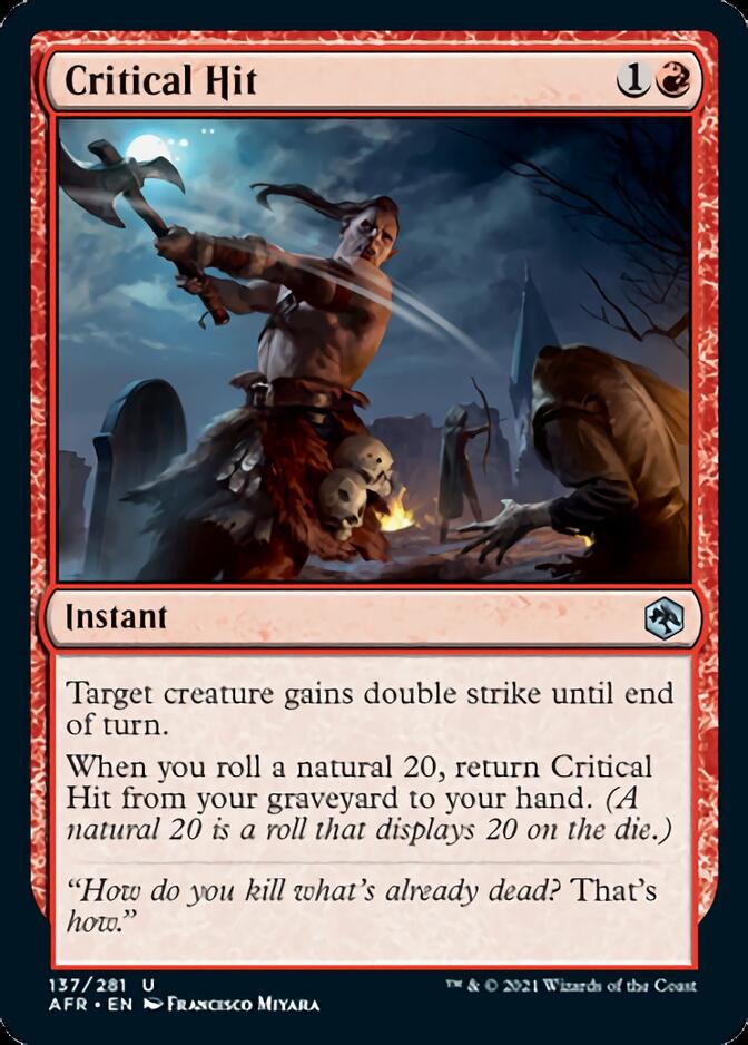 Critical Hit [Dungeons & Dragons: Adventures in the Forgotten Realms] | Jomio and Rueliete's Cards and Comics