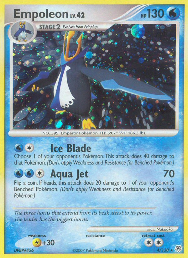 Empoleon (4/130) [Diamond & Pearl: Base Set] | Jomio and Rueliete's Cards and Comics