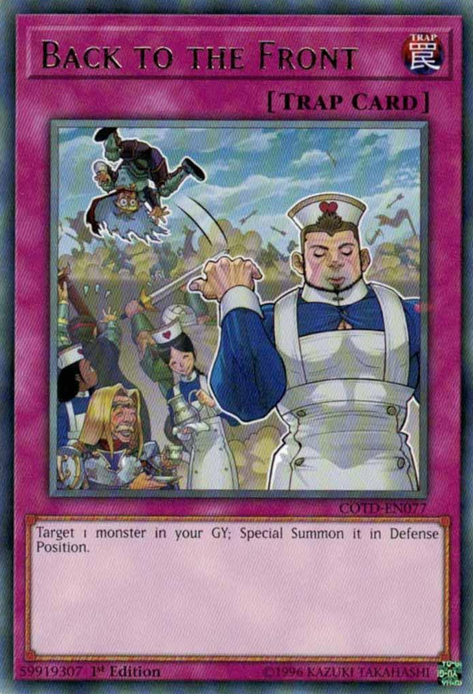 Back to the Front [COTD-EN077] Rare | Jomio and Rueliete's Cards and Comics