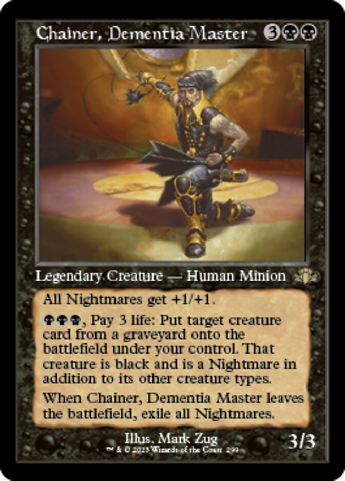 Chainer, Dementia Master (Retro) [Dominaria Remastered] | Jomio and Rueliete's Cards and Comics