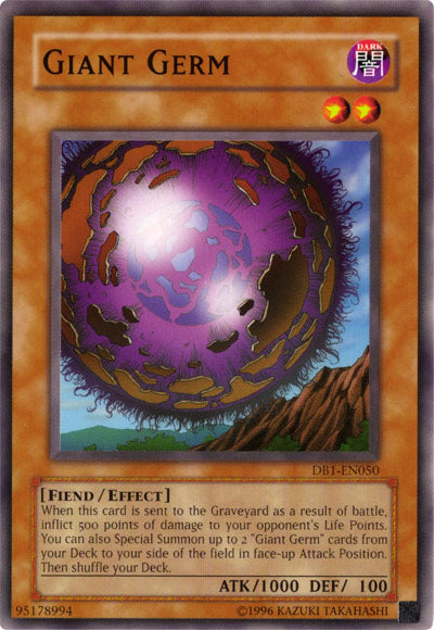 Giant Germ [DB1-EN050] Common | Jomio and Rueliete's Cards and Comics
