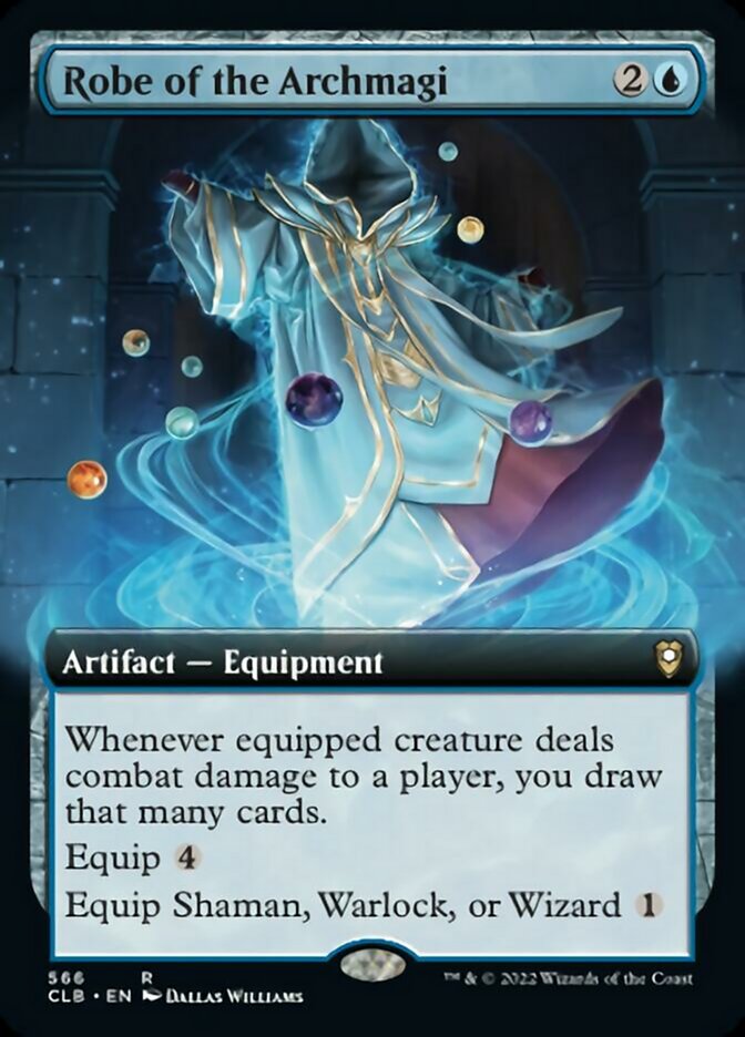 Robe of the Archmagi (Extended Art) [Commander Legends: Battle for Baldur's Gate] | Jomio and Rueliete's Cards and Comics