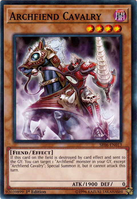 Archfiend Cavalry [SR06-EN013] Common | Jomio and Rueliete's Cards and Comics
