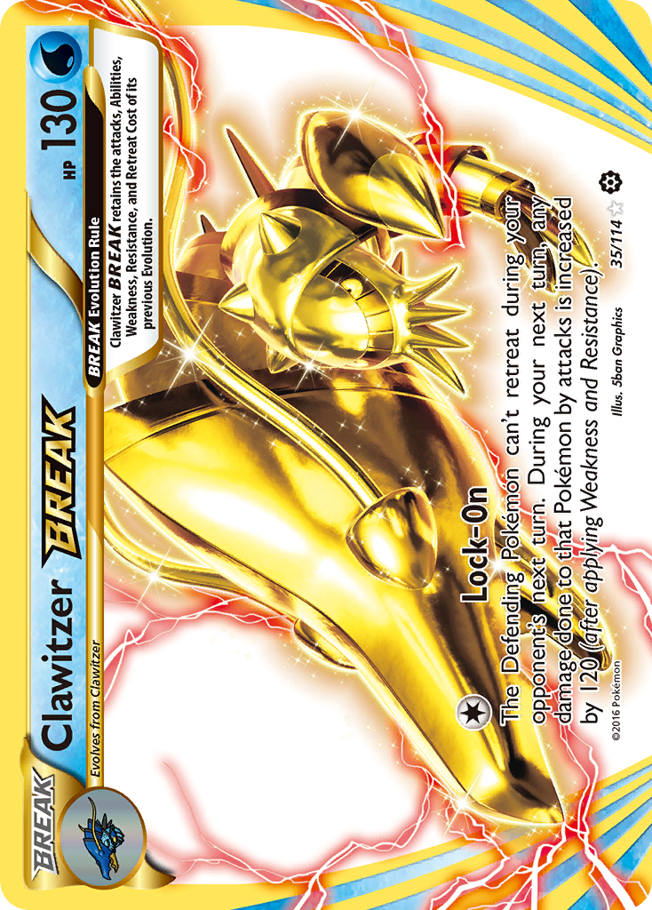 Clawitzer BREAK (35/114) [XY: Steam Siege] | Jomio and Rueliete's Cards and Comics