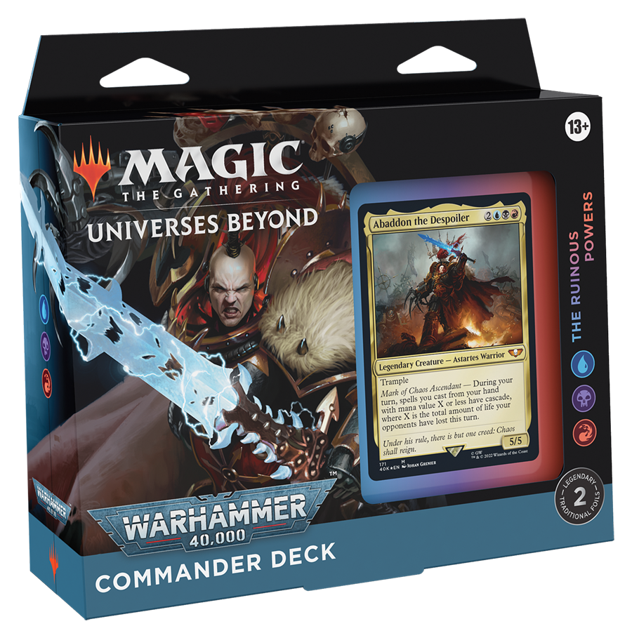 Warhammer 40,000 - Commander Deck (The Ruinous Powers) | Jomio and Rueliete's Cards and Comics