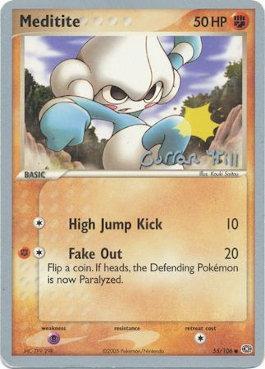 Meditite (55/106) (Bright Aura - Curran Hill's) [World Championships 2005] | Jomio and Rueliete's Cards and Comics