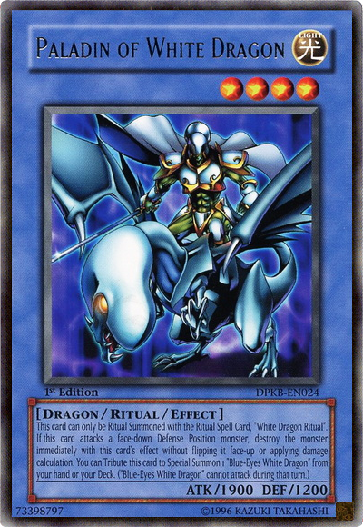 Paladin of White Dragon [DPKB-EN024] Rare | Jomio and Rueliete's Cards and Comics