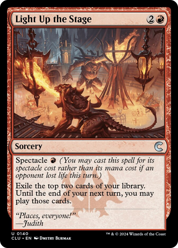 Light Up the Stage [Ravnica: Clue Edition] | Jomio and Rueliete's Cards and Comics