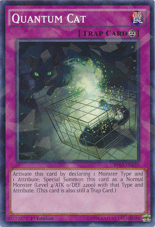 Quantum Cat (Shatterfoil) [BP03-EN237] Common | Jomio and Rueliete's Cards and Comics